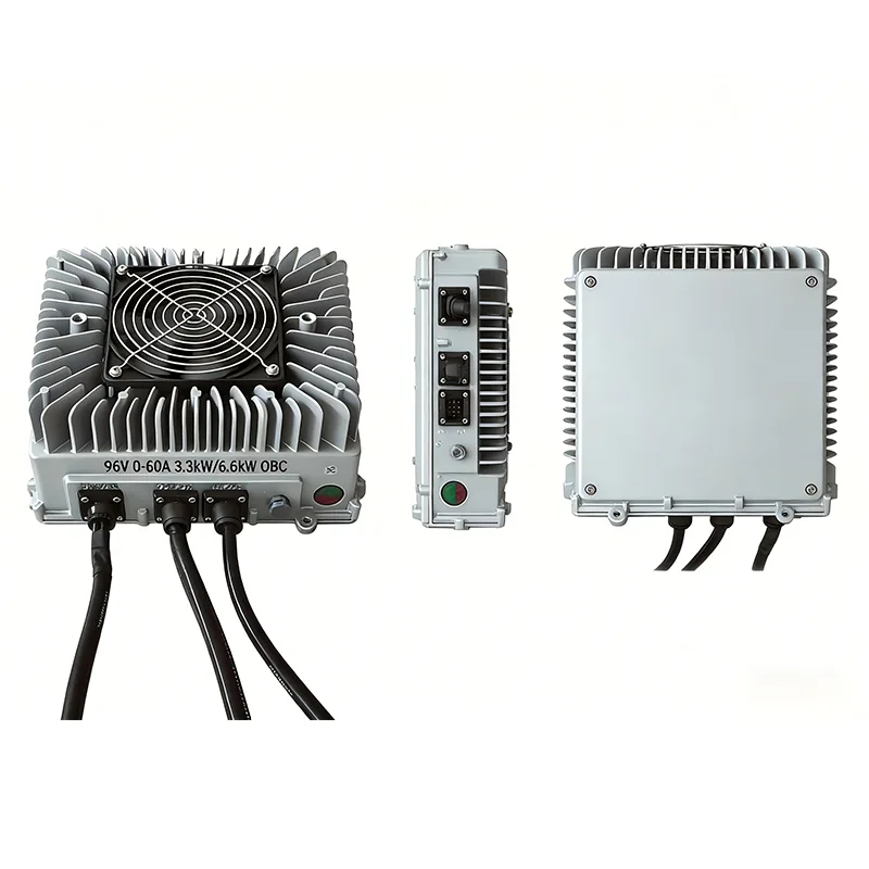 3,3 kW mažos galios modulinis OBC, skirtas mini elektrinėms transporto priemonėms