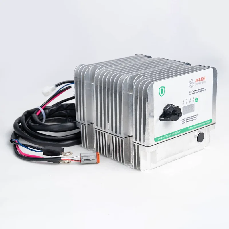 80 V aukštos įtampos pramoninis OBC, skirtas sunkiasvorėms transporto priemonėms
